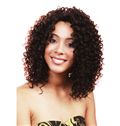 16 Inch Lace Front Medium Curly Brown Top Quality High Heated Fiber Wigs