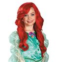 The Little Mermaid Ariel's 22 Inch Capless Wavy Red Synthetic Hair Costume Wigs