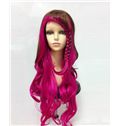 26 Inch Capless Wavy Mixed Color Synthetic Hair Costume Wigs