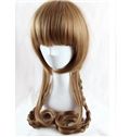26 Inch Capless Wavy Blonde Synthetic Hair Costume Wigs