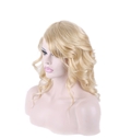 New Arrival 14 Inch Lace Front Wavy Indian Remy Hair Medium Wigs