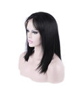 Sale 14 Inch Lace Front Straight Indian Remy Hair Medium Wigs