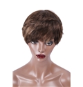 New Arrival 6 Inch Capless Straight Indian Remy Hair Short Wigs