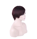 Affordable 6 Inch Capless Straight Indian Remy Hair Short Wigs