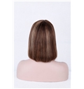 Affordable 8 Inch Capless Straight Indian Remy Hair Short Wigs