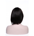 Natural 8 Inch Capless Straight Indian Remy Hair Short Wigs