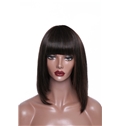New Arrival 14 Inch Capless  Straight Indian Remy Hair Medium Wigs