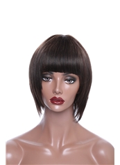 Sale 6 Inch Capless Straight Indian Remy Hair Short Wigs