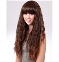 Style 22 Inch Capless Wave Light Brown Synthetic Hair Wig