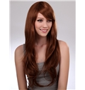 Charming 24 Inch Capless Wavy Golden Synthetic Hair Cheap Wig