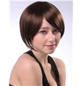 Super Sexy 10 Inch Capless Short Light Brown Synthetic Hair Wig