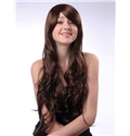 Natural 26 Inch Capless Wave Light Brown Synthetic Hair Wig