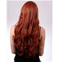 Hot 24 Inch Capless Wave Brown Cheap Synthetic Hair Wig