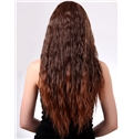 Attractive 24 Inch Capless Wave Light Brown Synthetic Hair Wig