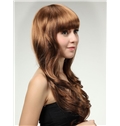 Fascinating 22 Inch Capless Wave Golden Synthetic Hair Wig