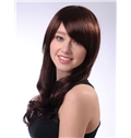 New 18 Inch Capless Wavy Chestnut Synthetic Hair Wig