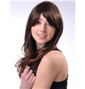 Best Luxury 22 Inch Capless Wave Light Brown Synthetic Hair Wig