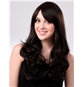 Hot 22 Inch Capless Wave Brown Synthetic Hair Wig
