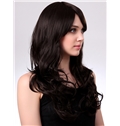 Hot 22 Inch Capless Wave Brown Synthetic Hair Wig