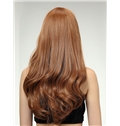 Attractive 20 Inch Capless Wave Golden Synthetic Hair Medium Wig