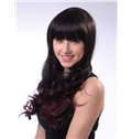 Glamorous 20 Inch Capless Wave Mixed Color Synthetic Hair Wig