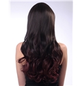 Glamorous 20 Inch Capless Wave Mixed Color Synthetic Hair Wig