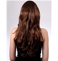 Boutique 24 Inch Capless Wavy Light Brown Synthetic Hair Long Wig