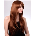 Best Fashion 24 Inch Capless Wave Golden Synthetic Hair Long Wig