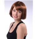 10 Inch Capless Short Wave Golden Synthetic Hair Wig