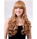 Hot 22 Inch Capless Wave Blonde Synthetic Hair Wig