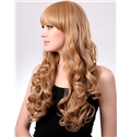 Hot 22 Inch Capless Wave Blonde Synthetic Hair Wig