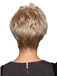 Fluey Short Wavy Blonde 8 inch Human Hair wig