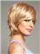Human Hair Brown Short Natural Blonde Wigs for  Women 10 Inch