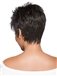 Human Hair Stunning Short Black Female Celebrity Wig