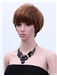 Dynamic Feeling from Short Straight Blode 6 Inch Remy Human Hair Wigs