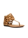  Casual Style Hollowed-out Coppyleather Sandals