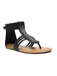 Multi Strap with Ankle Strap Flat Sandals