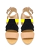 Multi-color Wedge-Platform Straps Sandals