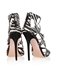 Cute Zebra Print frenulum Peep Toe Heels Shoes