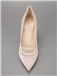 Elegant Fashionable Nude Pink Decorated Rivels Pointed ToeHigh Heels
