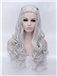 Godness Style Fabulous Sweet Silver White Long Wavy Wig