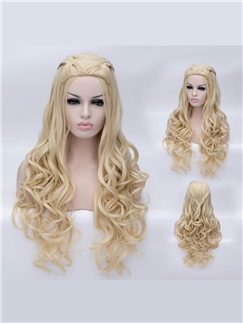 Godness Style Fabulous Sweet Light Golden Long Wavy Wig