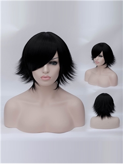 12 Inch Capless Wavy Synthetic Hair  Wig 