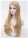 Concise Long Flaxen Female Wavy Capless Hair Wig 29 Inch