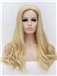26 Inch Capless Wavy Blonde Synthetic Hair Long Wigs