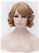 Outstanding Capless Short Synthetic Hair Flaxen Straight Cheap Costume Wigs