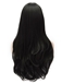 28 Inch Capless Wavy Black Synthetic Hair  Wigs