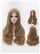 Hot 28 Inch Capless Wavy Flaxen Synthetic Hair Wigs