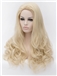 Hot 24 Inch Capless Wavy Flaxen Synthetic Hair Wigs