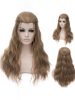 The Avengers Thor Cosplay  Long Wavy Brown 26 Inch Wig